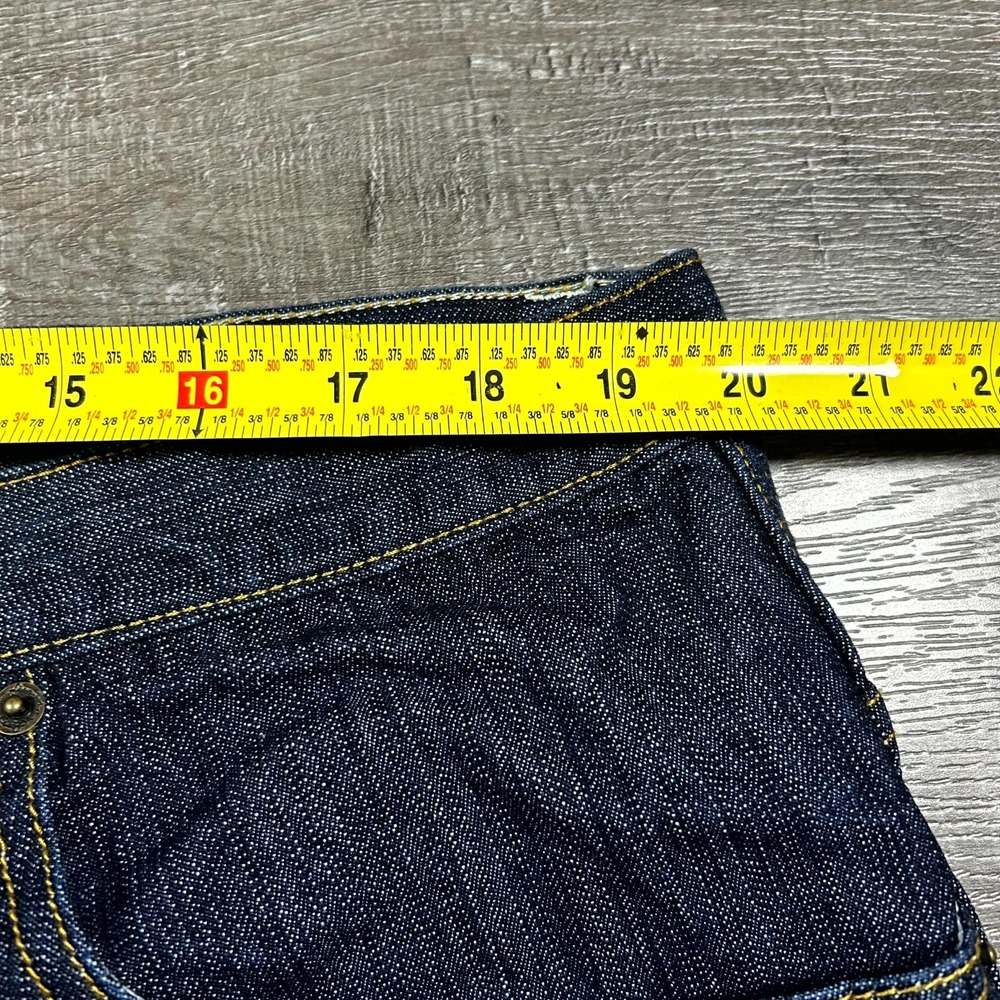 VTG Y2K Sean John Bermuda Shorts Men's 40 Blue Denim Oversized Baggy Hip Hop - Picture 5 of 9